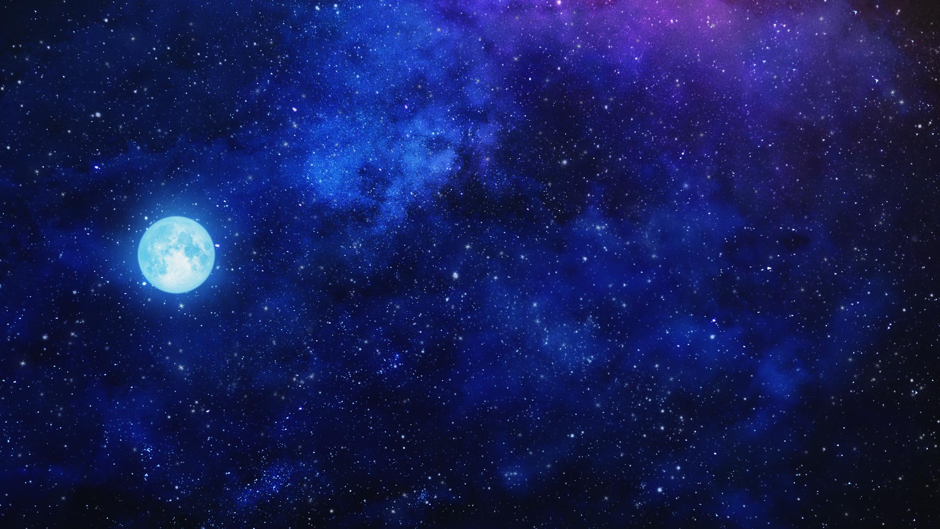 Pastel Light Blue Galaxy Background